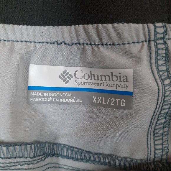 Columbia Pull On Shorts Drawstring Zip Pockets Lightweight Stretch Mens XXL - Picture 4 of 13